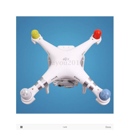 dji phantom cap cover aksesoris silicone gel - white