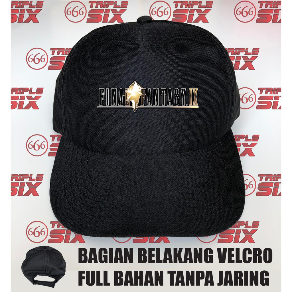 Topi Baseball Velcro Gaming Final Fantasy IX