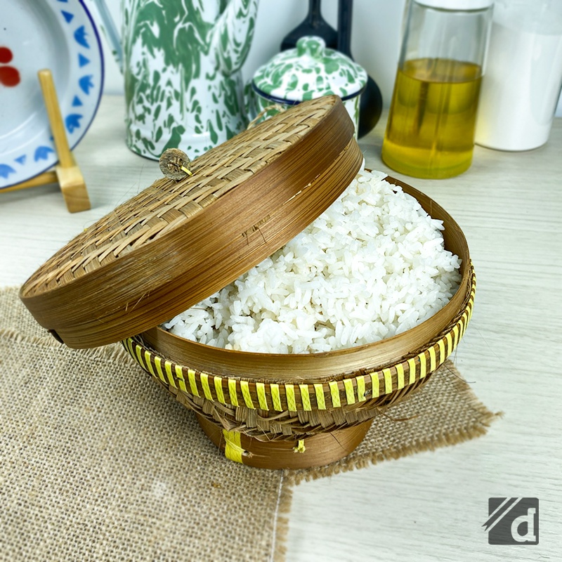 DADALALA Wakul Nasi / Boboko / Ceting Wadah Nasi Tradisional Bahan Bambu - 2 Varian