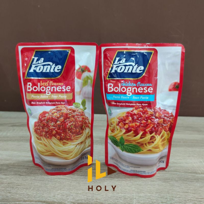 

La Fonte Saus Pasta Bolognese 315gr / Saus Spagehetti Beef Chicken