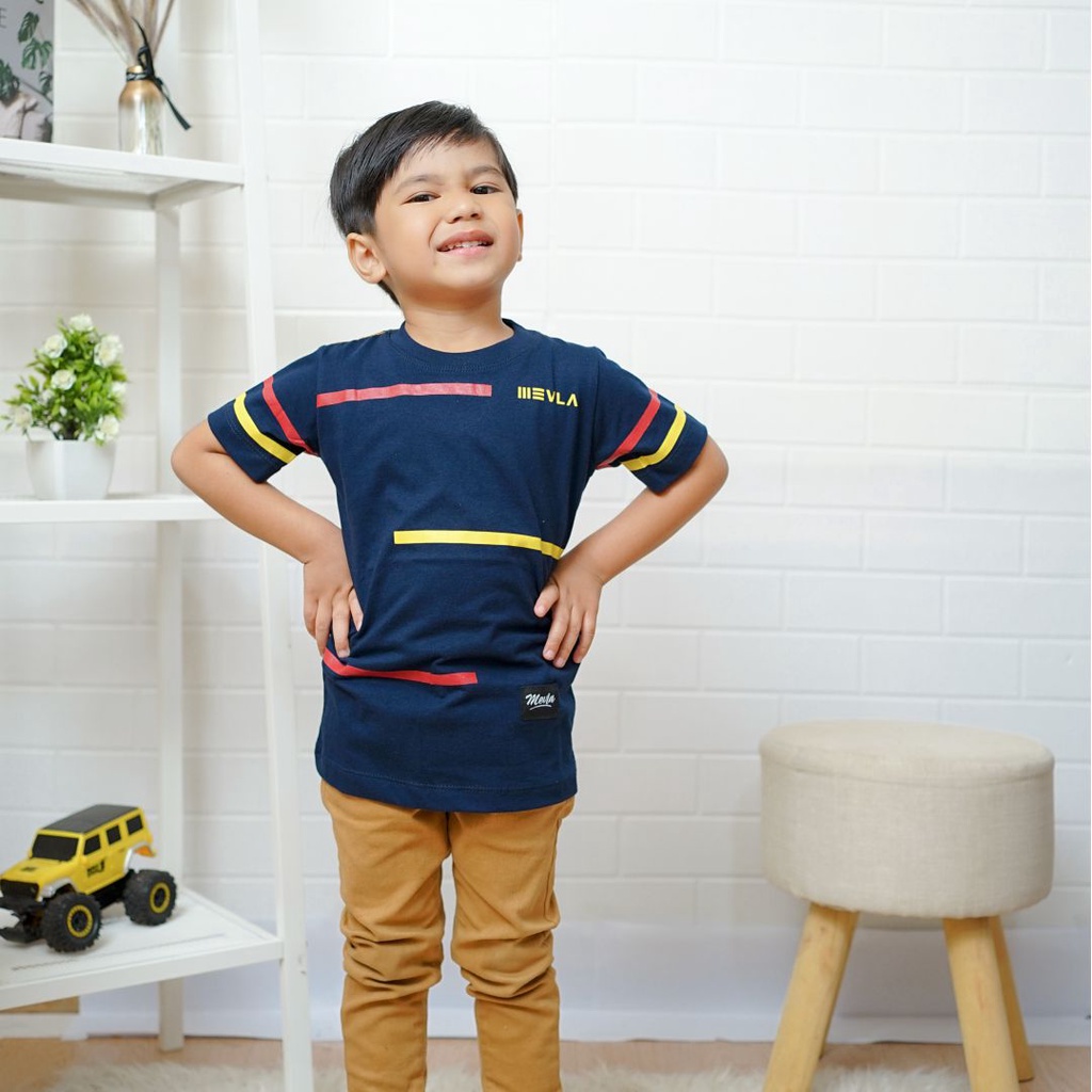 Kaos Anak Laki - laki Premium Original Branded | Mevla Kids - Azura Laser