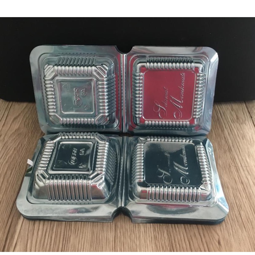 Plastik Mika Kue Mika Kotak Besar 6A 25pcs