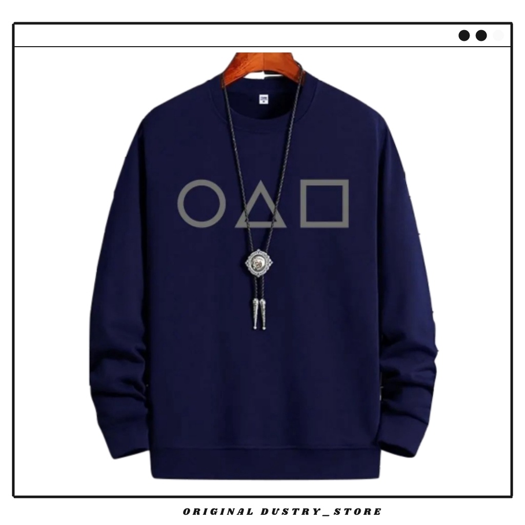 Sweater Crewneck Pria Terbaru 2022 Kekinian Katun Fleece Premium Sweeter Distro Oversize Switer Cewek Cowok Unisex Jumbo Original Anime Warna Hitam Keren Murah Modis Korea Style Local Brand Bandung