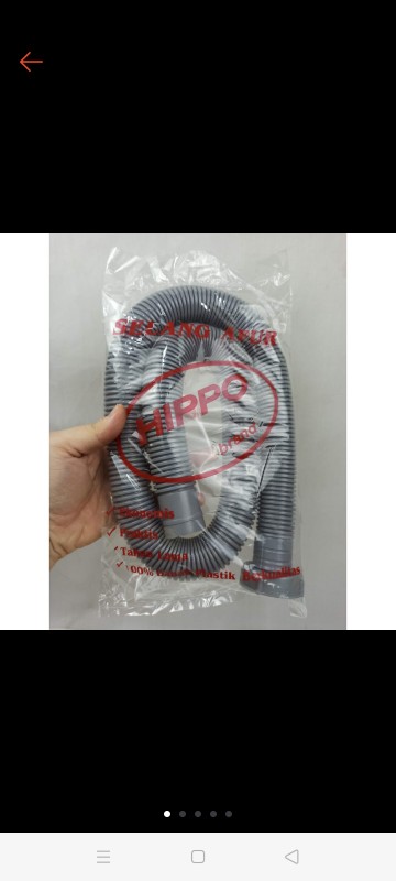Selang Wastafel Cuci Piring Kitchen Sink Hippo Selang Afur Pembuangan