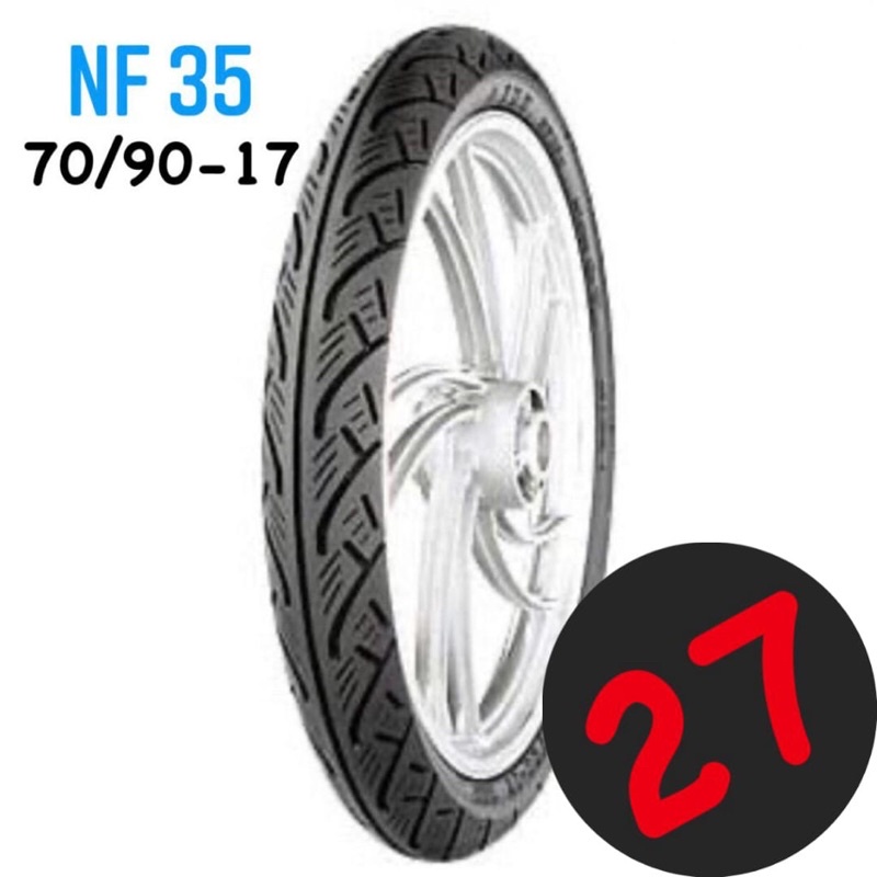 Ban Motor IRC NF 35 ( NF35 ) 70/90-17 (Tubetype) Ban Luar