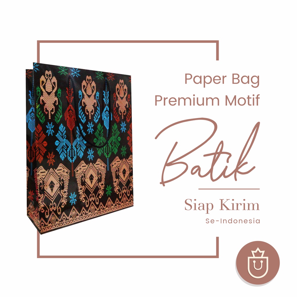 

Paper Bag (Tas Kertas) Batik Etnik Premium | Cocok Untuk Kemasan Produk Fashion/Aksesoris Batik Kualitas Premium