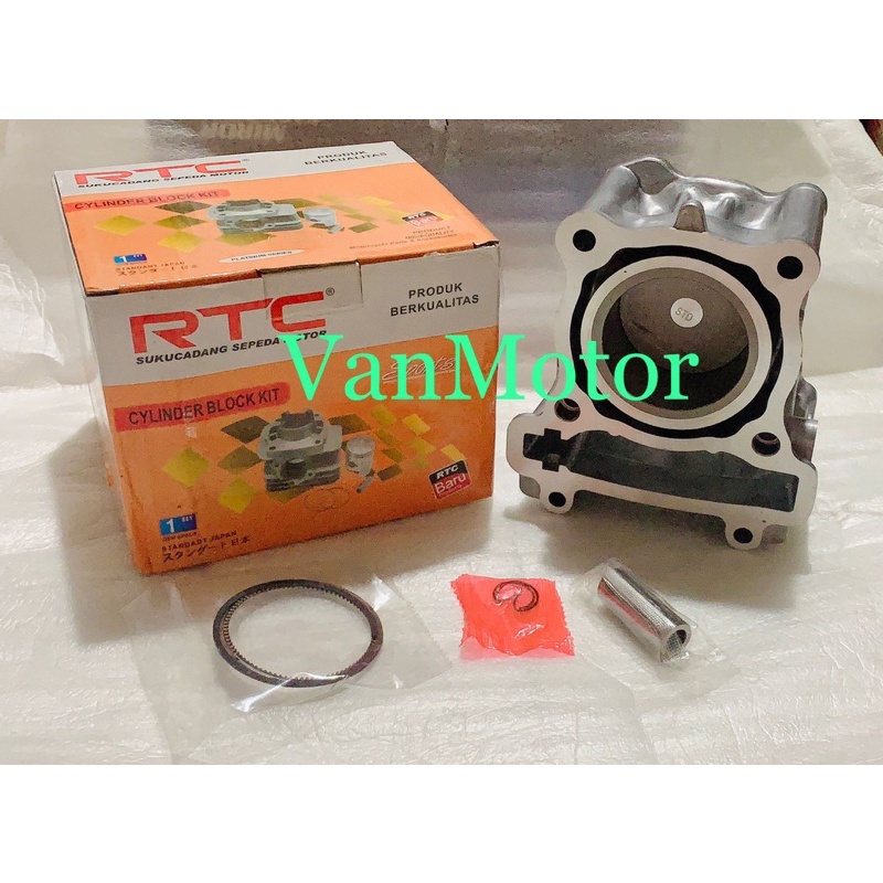 BLOK SEHER SILINDER JUPITER MX VIXION MX KING RTC 1SET RING PISTON