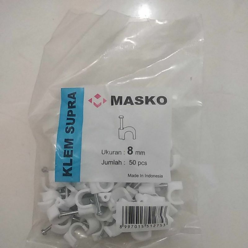 Klem Kabel no 8 jamin paku beton asli Akira / Masko