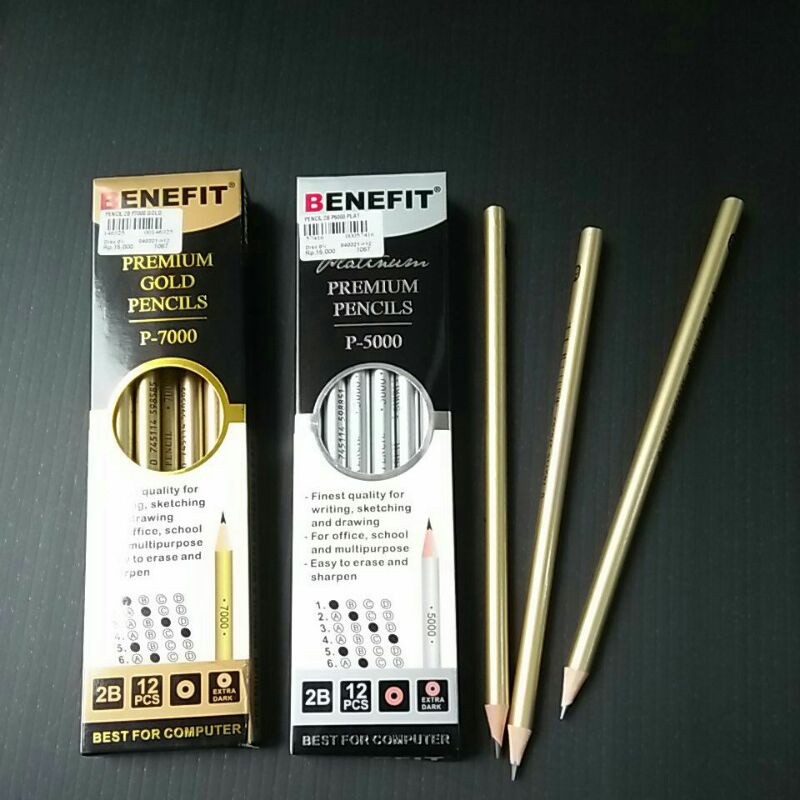 

pencil murah 2b benefit isi 12pc