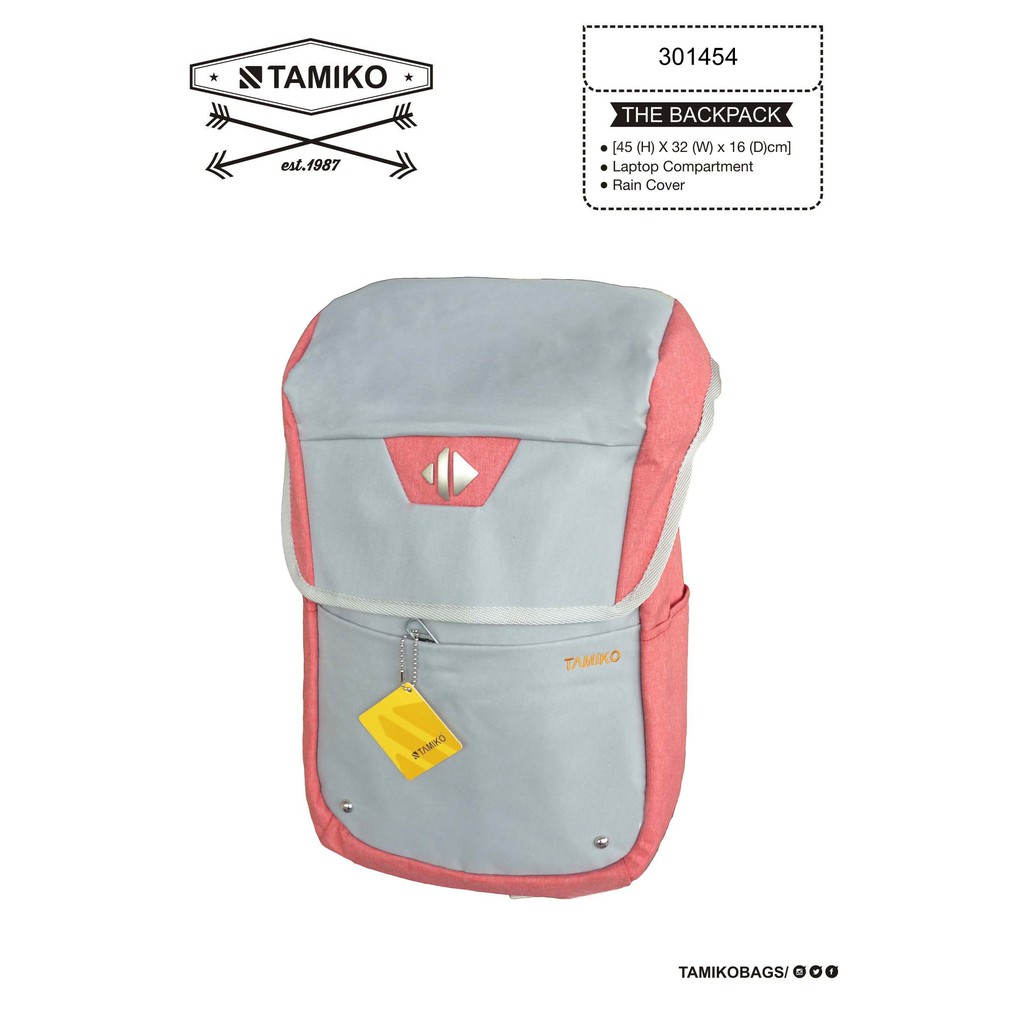Tas Ransel Wanita TAMIKO 301454 Backpack Cewek Murah Original