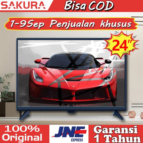 Miliki Sakura TV LED 24 inch tv murah HD Televisi Model TCLG-S24B Limited