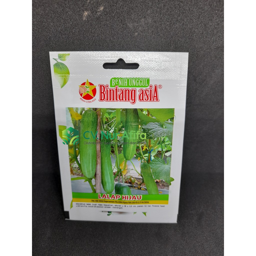 Benih Mentimun LALAP HIJAU 5 gram - Bintang Asia