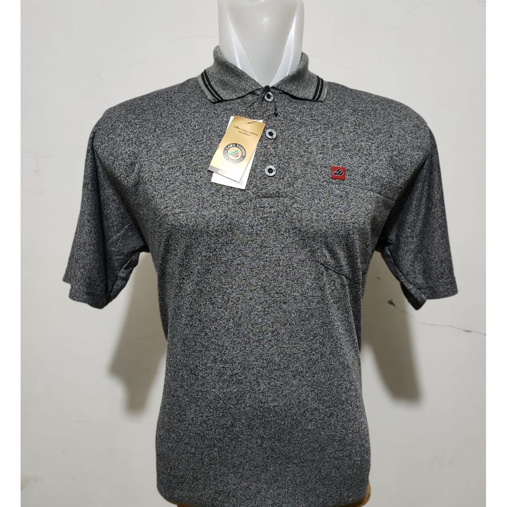 Kaospolos - Kaos kerah pria dewasa saku korea twist | kaos pria berkerah saku lengan pendek