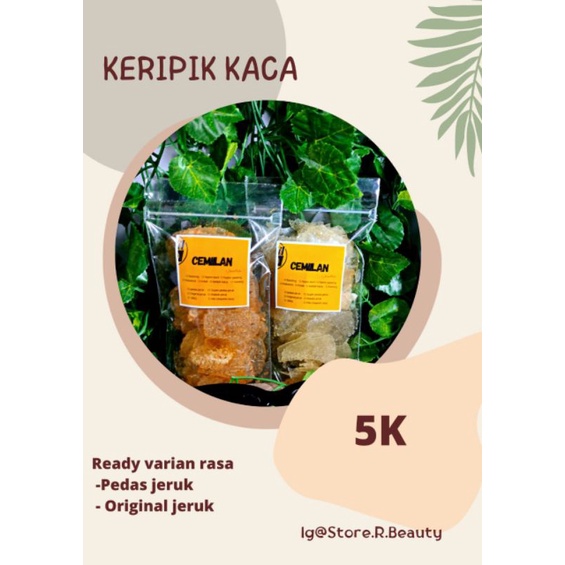 

KERIPIK KACA PEDAS GURIH TERMURAH DAN RENYAH