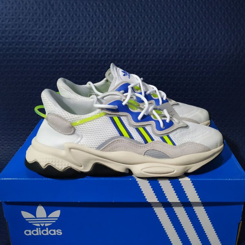 Sepatu Sneakers Adidas Ozweego Cloud White Solar Yellow