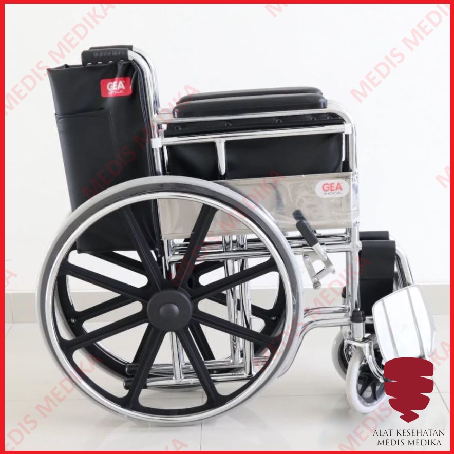 GOJEK ONLY Kursi Roda GEA FS 809 B Velg Racing Alat Bantu Jalan Penunjang Gerak Wheel Chair FS809B