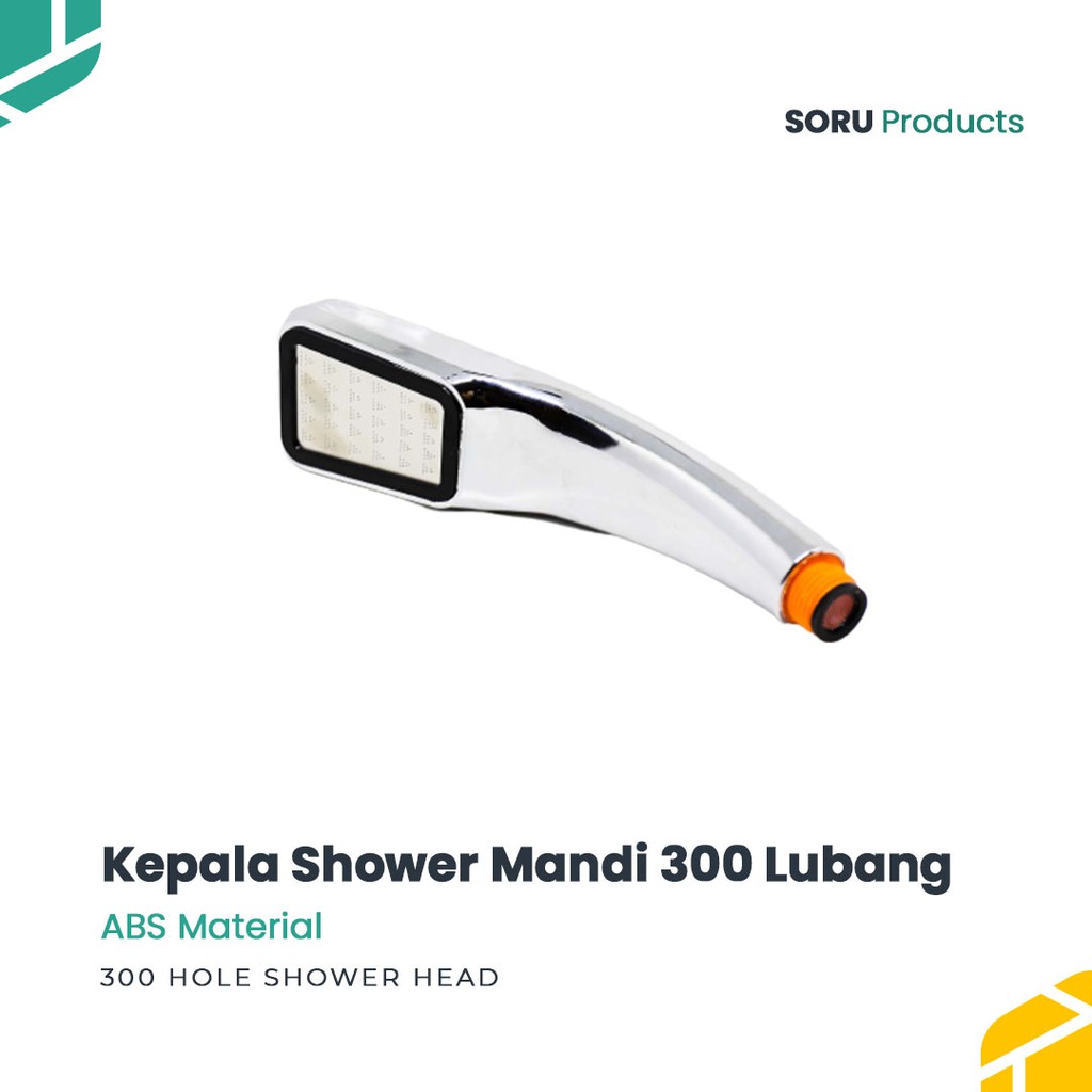 Kepala Shower Aerator 300 Lubang Tekanan Tinggi Aliran Deras