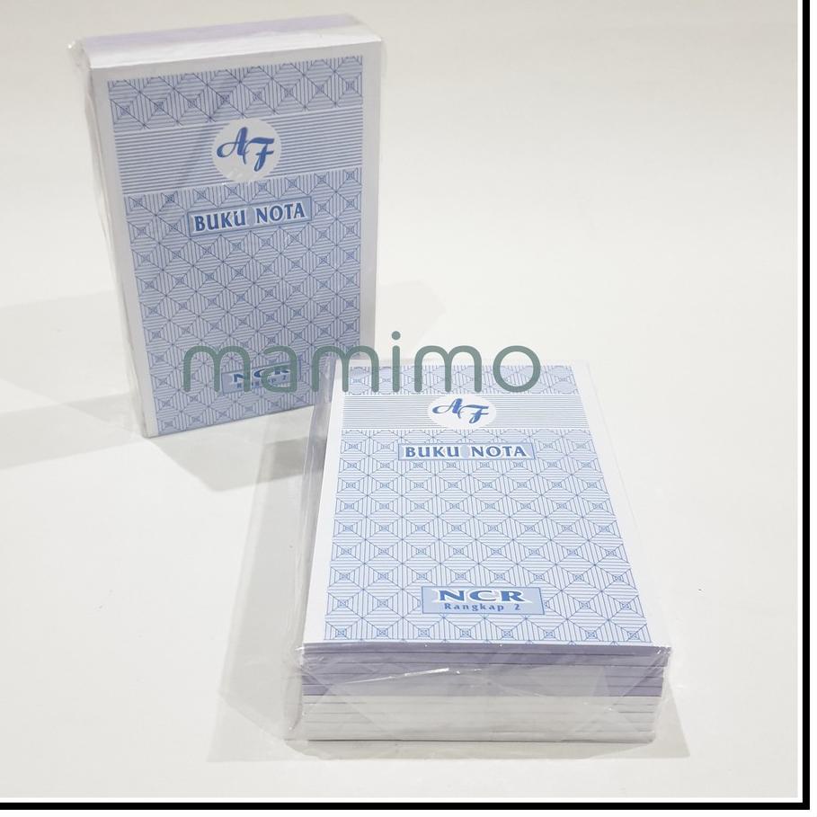 

TerkiniNota Bon Kontan 2 Rangkap 2 Ply Kecil AF / Pack isi 10 Buku