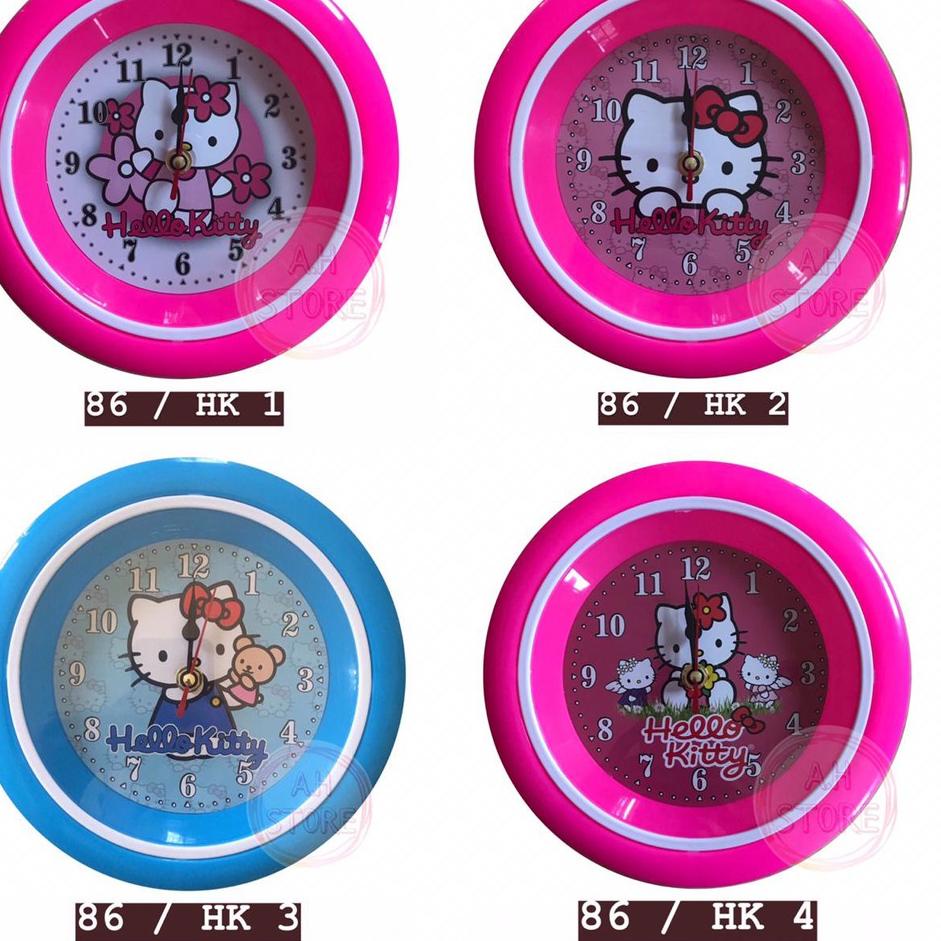 New Update Jam Dinding Karakter Hello Kity Doraemon Kerropi Jam Dinding Kaligrafi Mesjid Jam Meja Ukuran 20cm