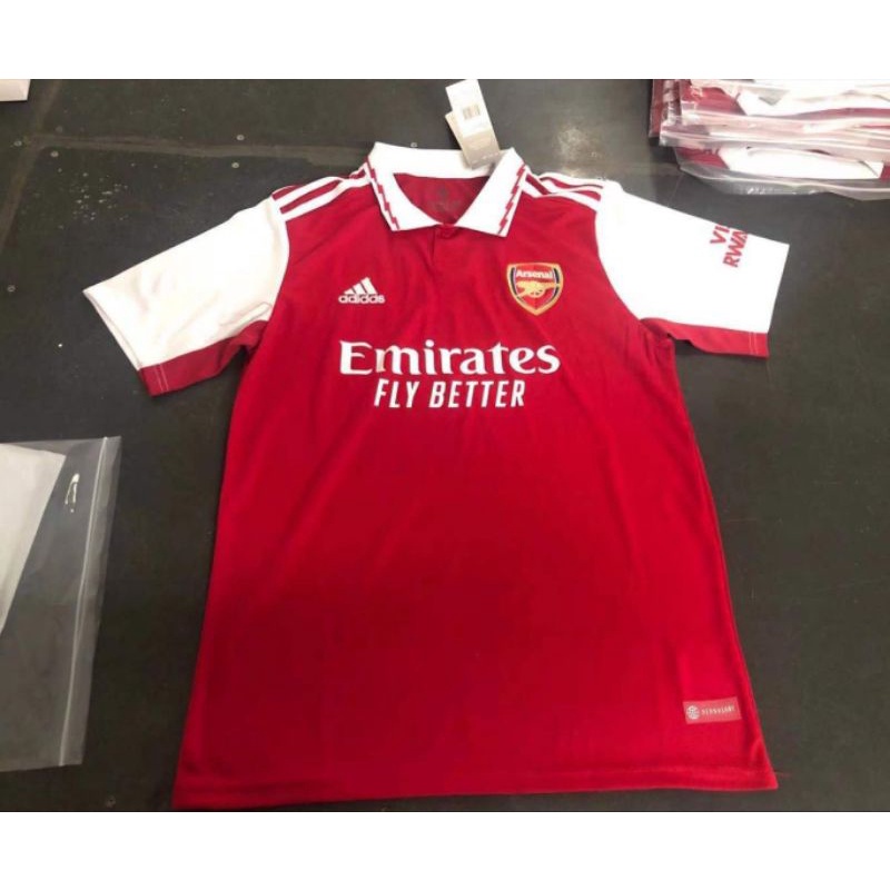 JERSEY BOLA EROPA ARSENAL MERAH PUTIH IMPORT GOOD QUALITY (COD / READY STOCK)