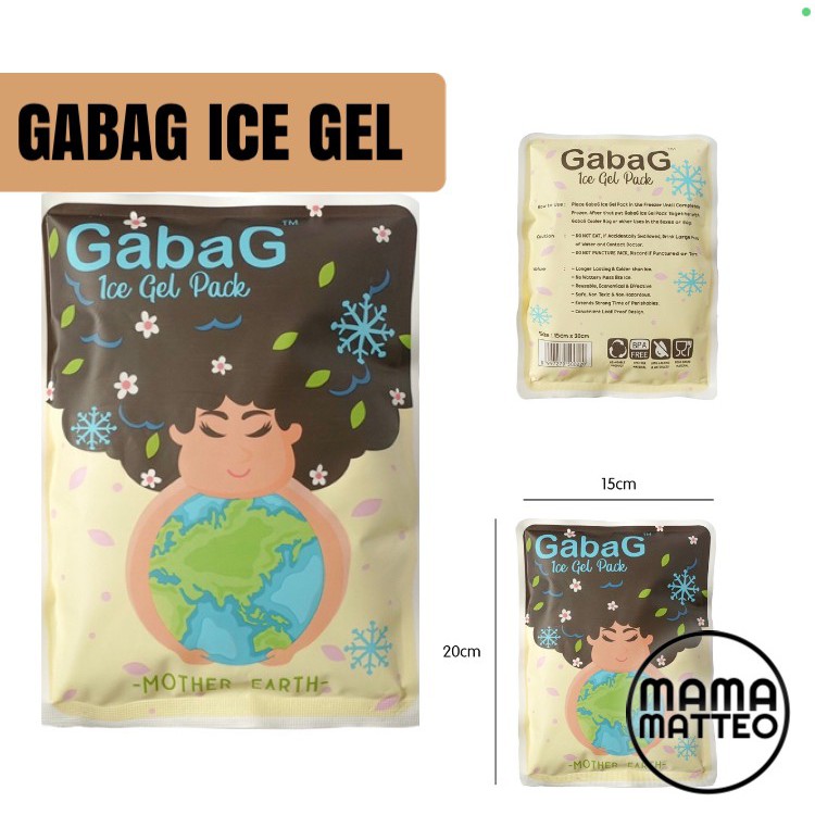 GabaG Ice Gel 500 gram / 500gr size Besar 500ml Bear Mom Koala Earth Original Yellow Motif Lucu / BANDUNG