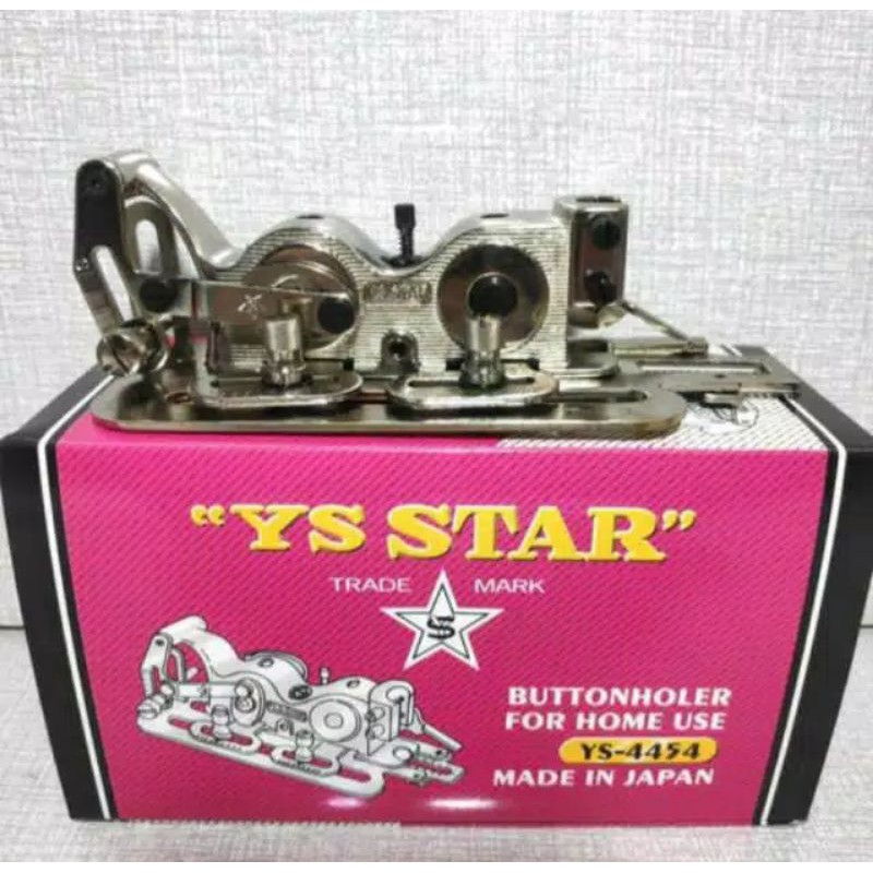 YS STAR YS-4454 Asli Jepang Alat Lobang Kancing Mesin Tradisional