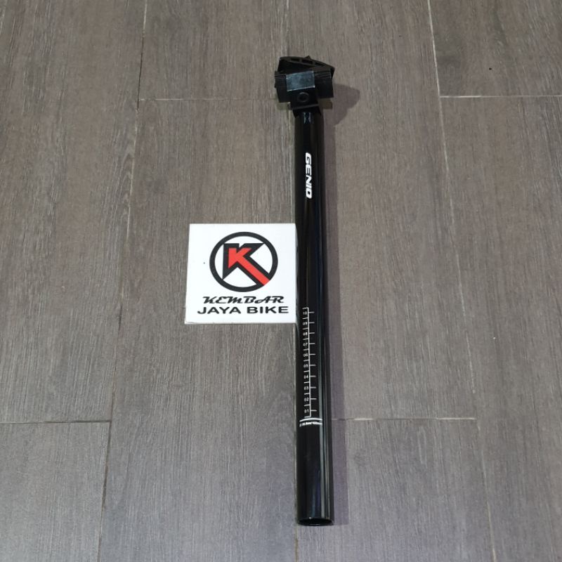 Seatpost 28.6 GENIO Alloy 400mm SP-01 Black