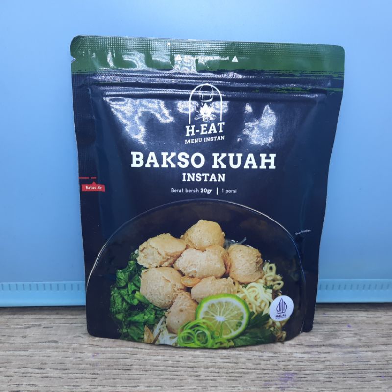 

h-eat masakan instan camping outdoor ransum bakso kuah