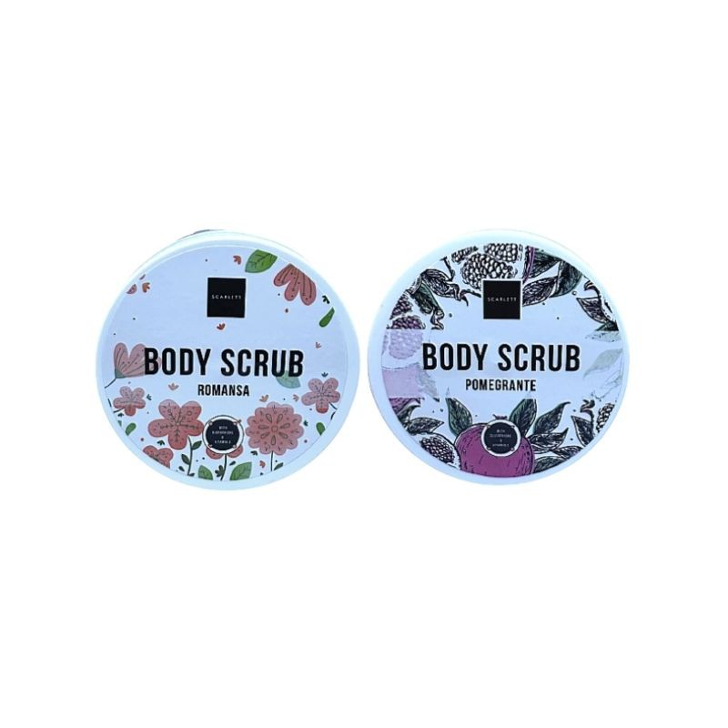 Scarlett Whitening Body Scrub Pemutih Pencerah Kulit Scarlet Perawatan Kecantikan Original BPOM