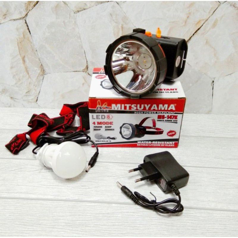 COD SENTER KEPALA MITSUYAMA 50WAT MS 147K CAHAYA KUNING/SENTER KEPALA MURAH/SENTER CAHAYA KUNING