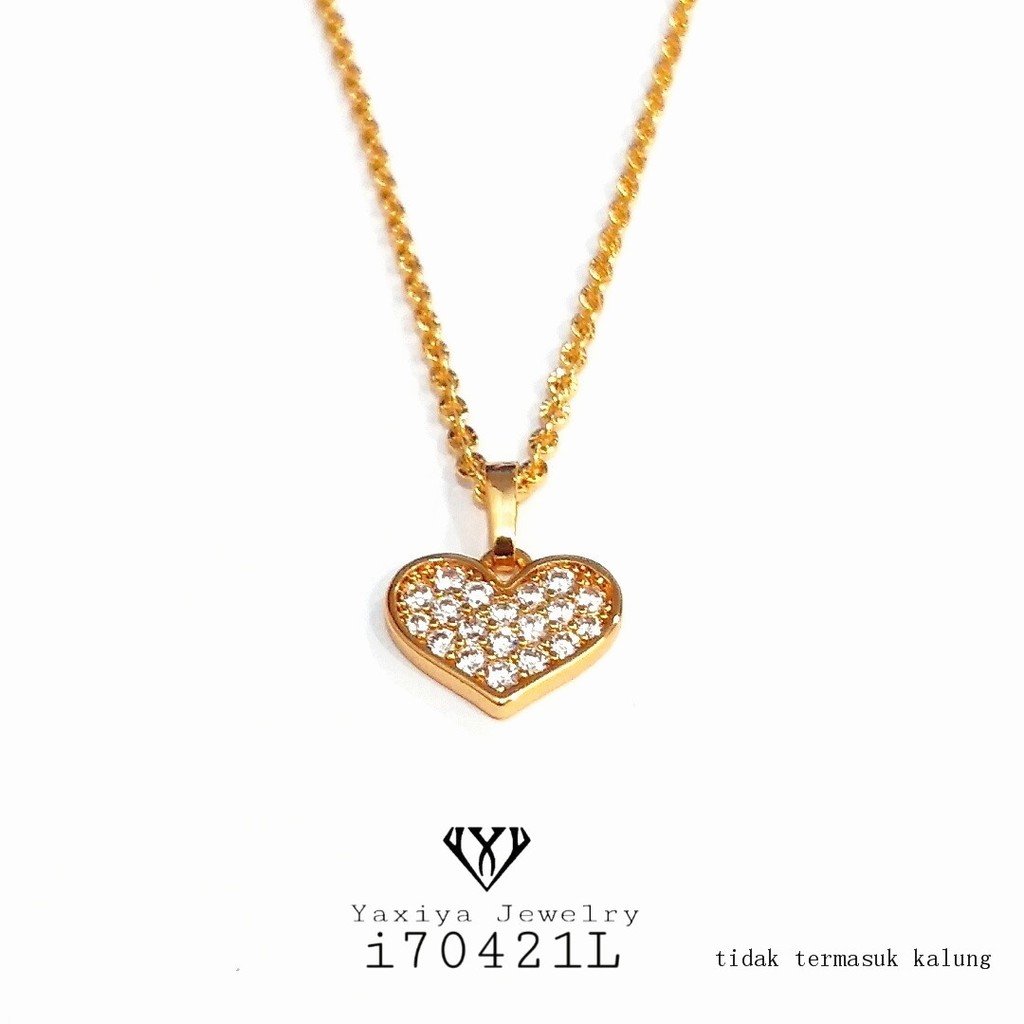 

Liontin Emas permata Perhiasan imitasi Gold 18k Yaxiya Jewelry 198