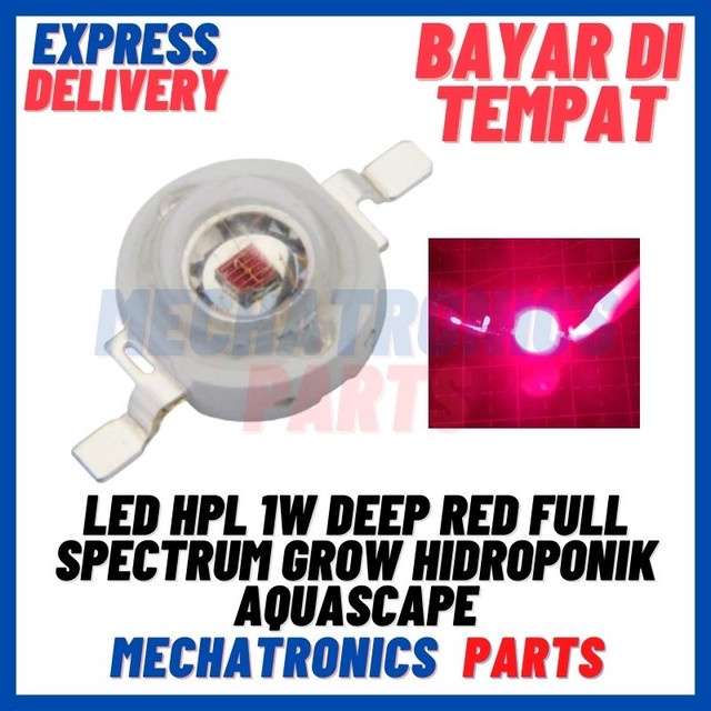 [DSP-9463] LED HPL 1W DEEP RED FULL SPECTRUM GROW HIDROPONIK AQUASCAPE