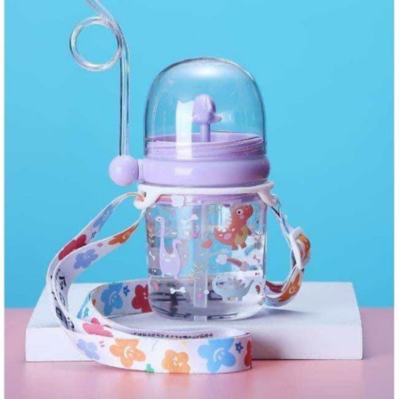 Botol minum air mancur / kincir angin dengan Tali (BISA COD)