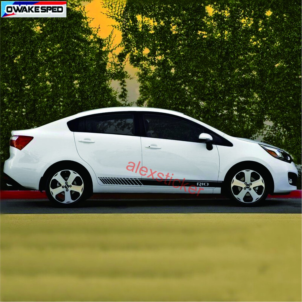 STICKER SLIST STIKER LIST MOBIL KIA RIO PICANTO BRIO AGYA SIGRA