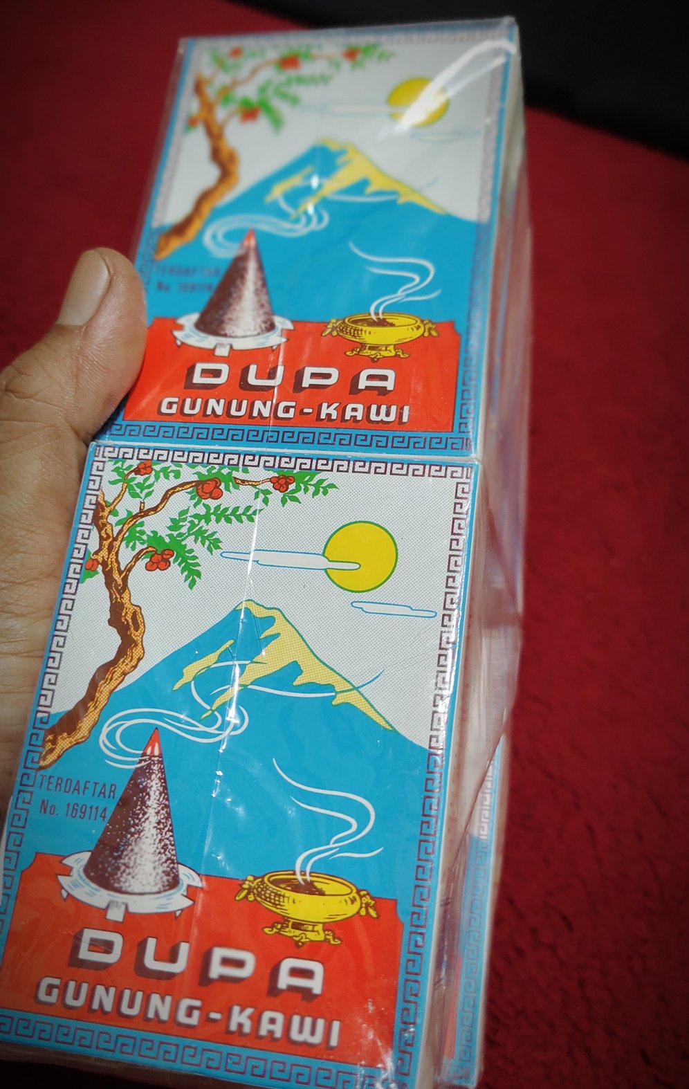 Dupa Tumpeng Kerucut Gunung Kawi Cap Buah Thoo