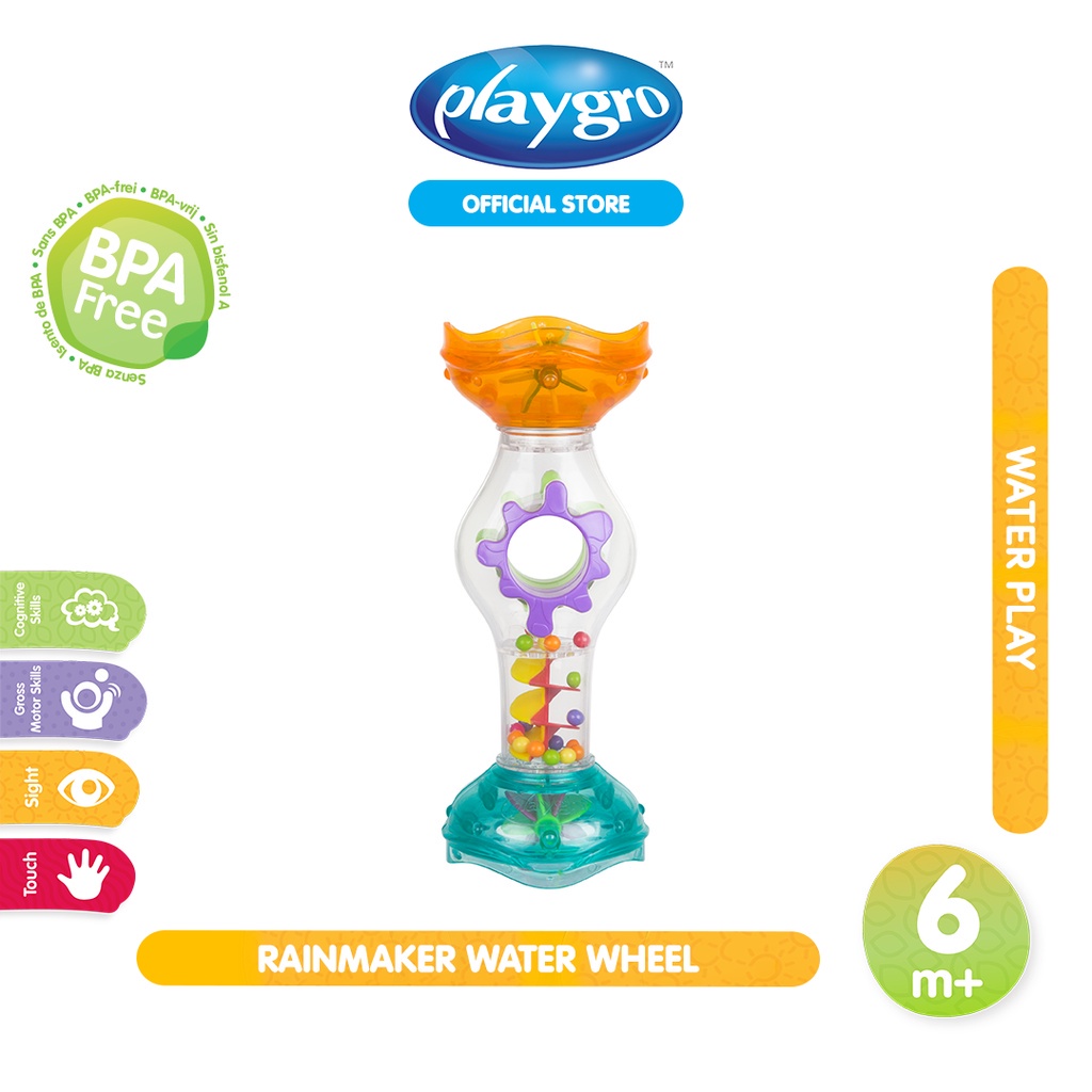 MAI612 PLAYGRO MAINAN RAINMAKER WATER WHELL MAINAN MANDI ANAK