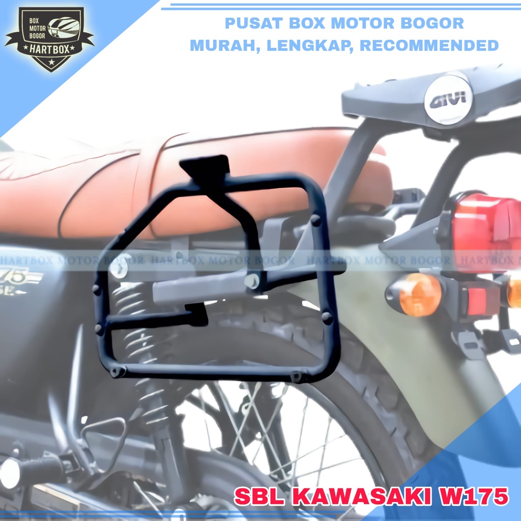 SideBracket Givi SBL Kawasaki W175 | Bracket Samping Original Givi SBL2000 W 175 | Breket Box Sampin