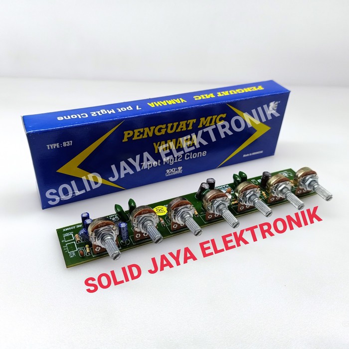 KIT PENGUAT MIC YAMAHA 7 POTENSIO POT MG12 CLONE RANIC 837 ORIGINAL ASLI RANIC