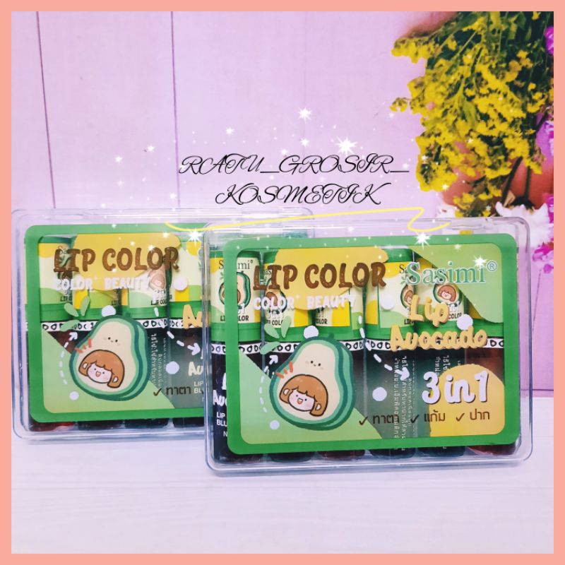 [PER PACK] LIPTINT SASIMI HELLO KISS SWEET HELLO KITTY NO.S884/LIP COLOR AVOCADO NO S913