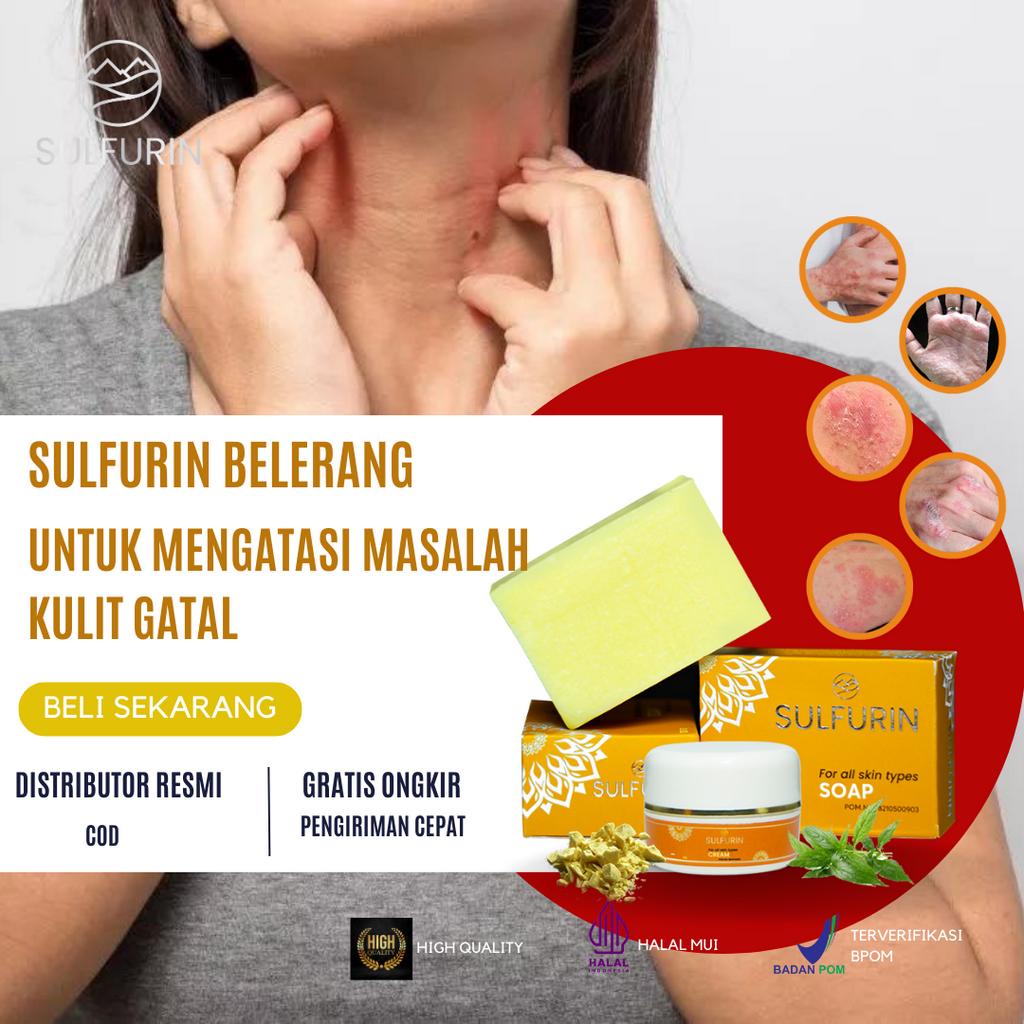 Obat Gatal Selangkangan Menahun Binahong SULFURIN 100gram ORIGINAL