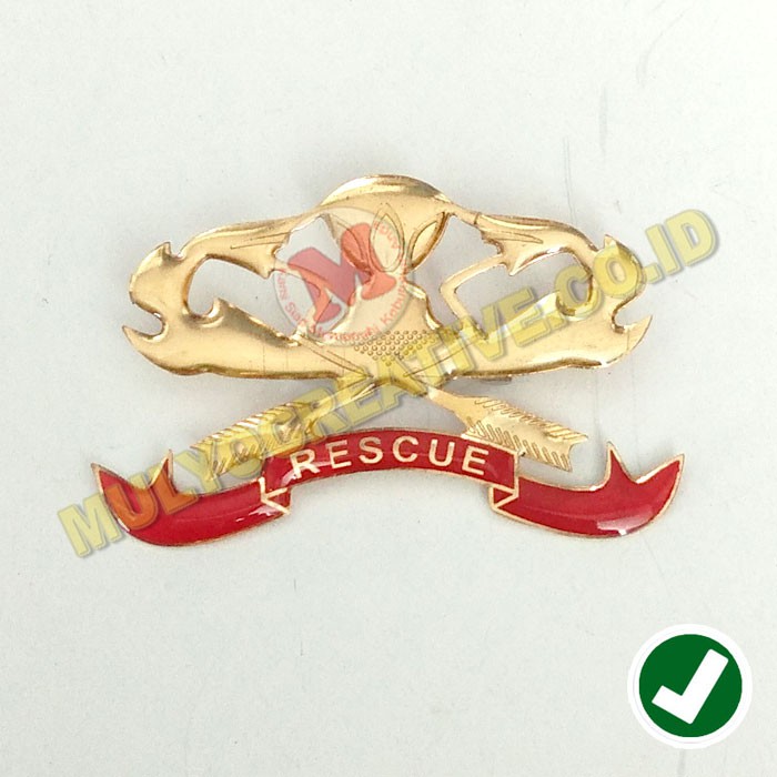 Pin Logo Taruna Rescue Sekolah Pelayaran Maritim - Lencana Brevet
