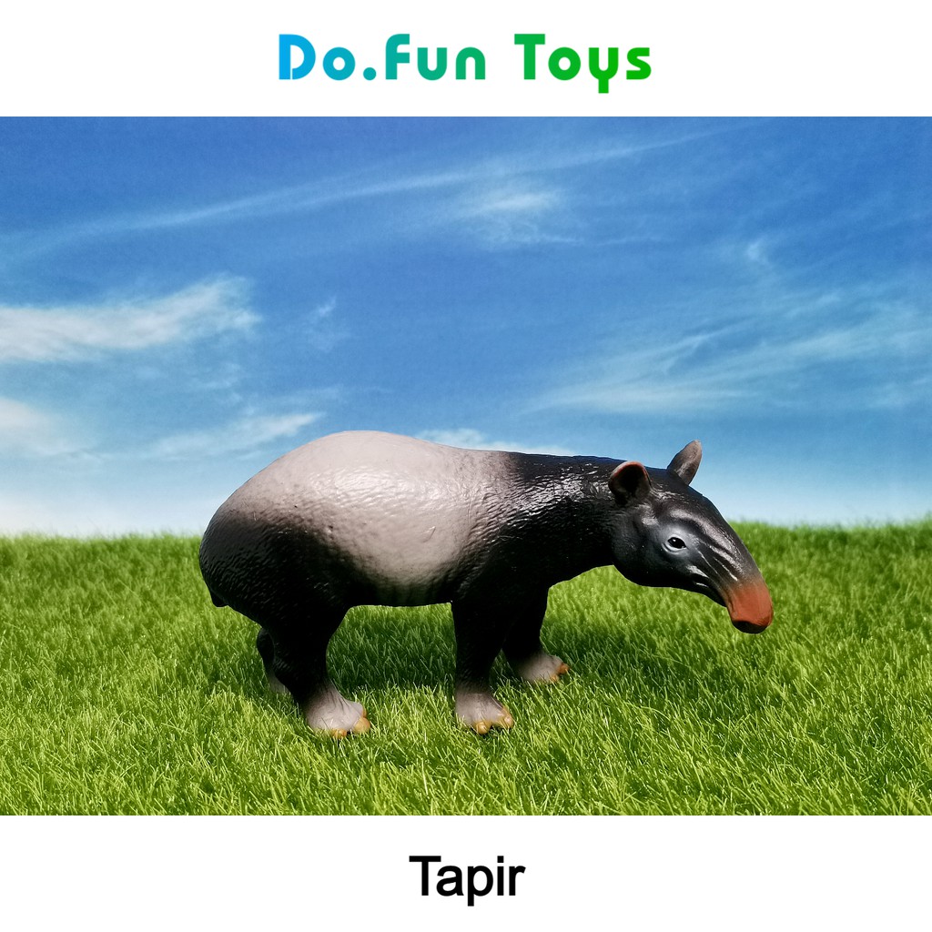 TAPIR | Animal Figurine/ Mainan Miniatur Figur Hewan Tapir