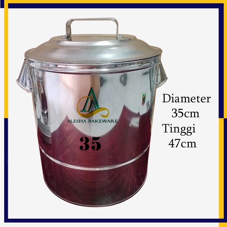 Langseng Nasi / Dandang Nasi / Kukusan Nasi 35cm