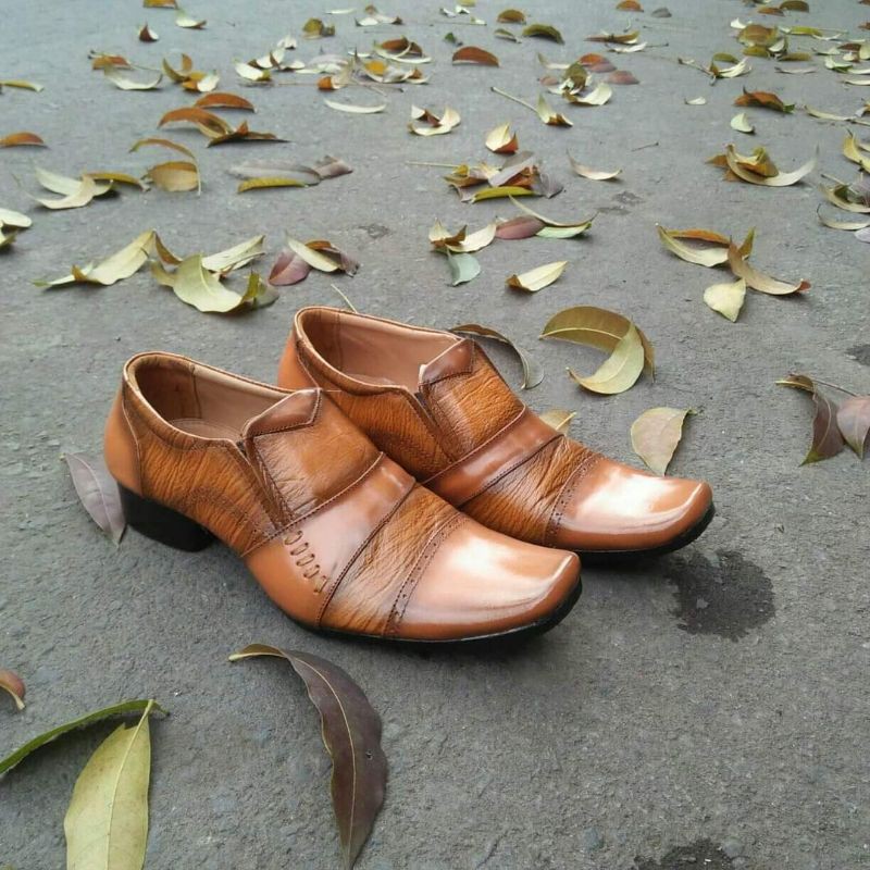 Sepatu pantofel pria kulit asli 100% sampai alasnya