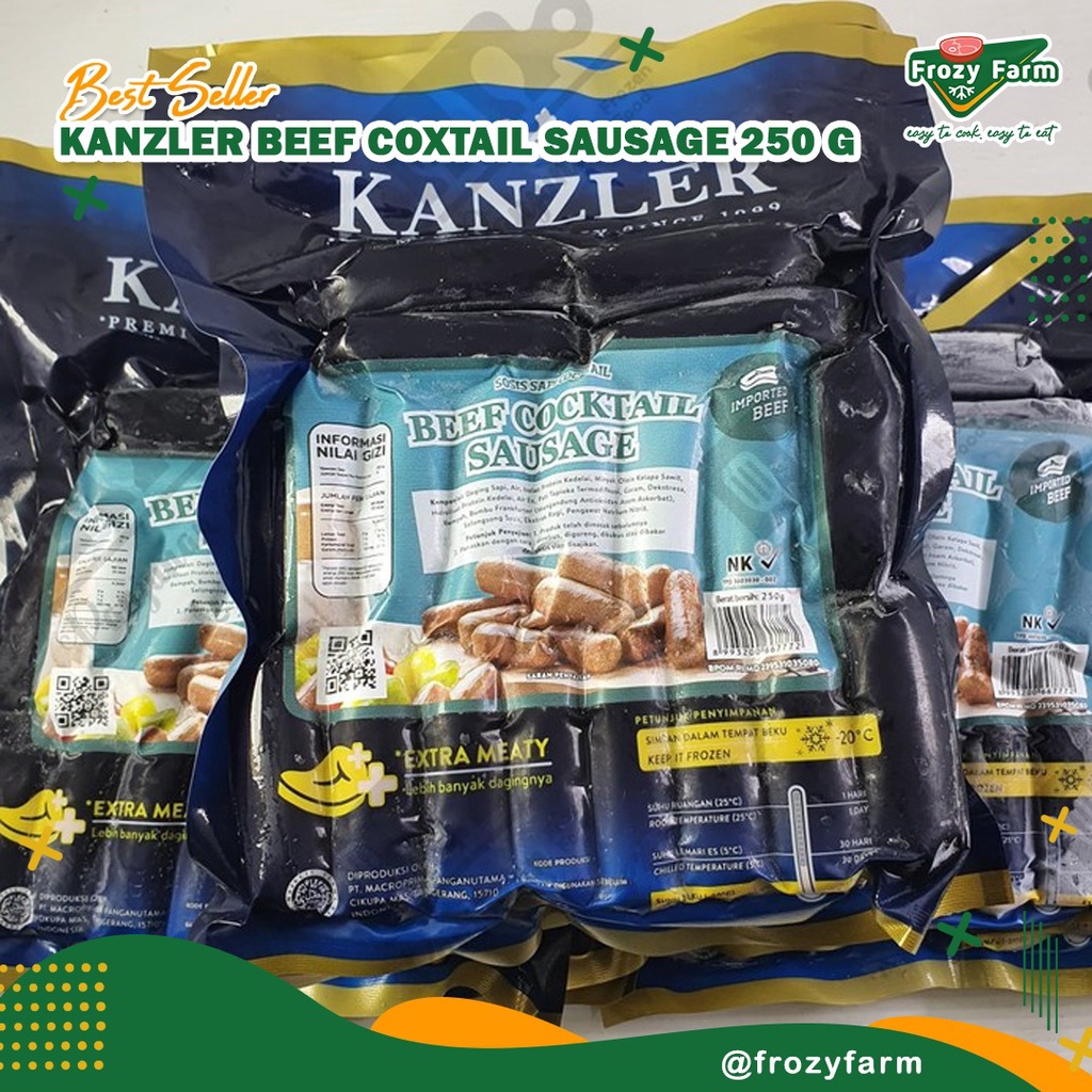 

Kanzler Beef Cocktail Sausage 250 Gram