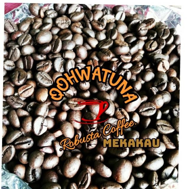

Biji kopi Robusta sangrai QOHWATUNA
