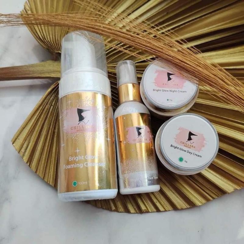 Brightening glowing Chillara Skincare 4 in 1