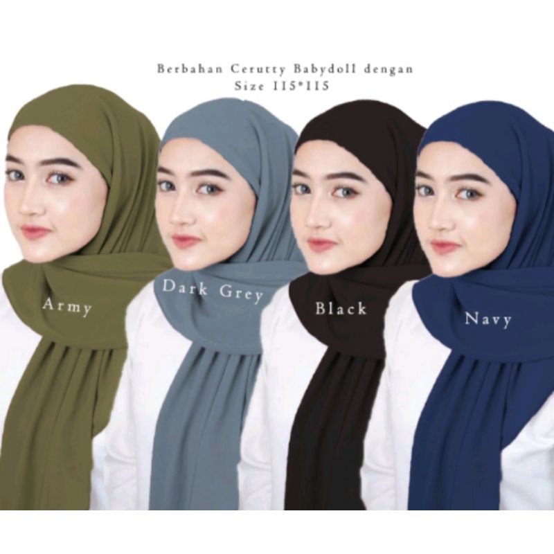 pashmina inner 2in1 premium/pashmina inner/jilbab pashmina inner