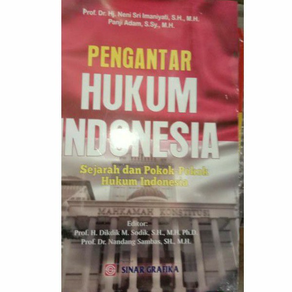 

PENGANTAR HUKUM INDONESIA