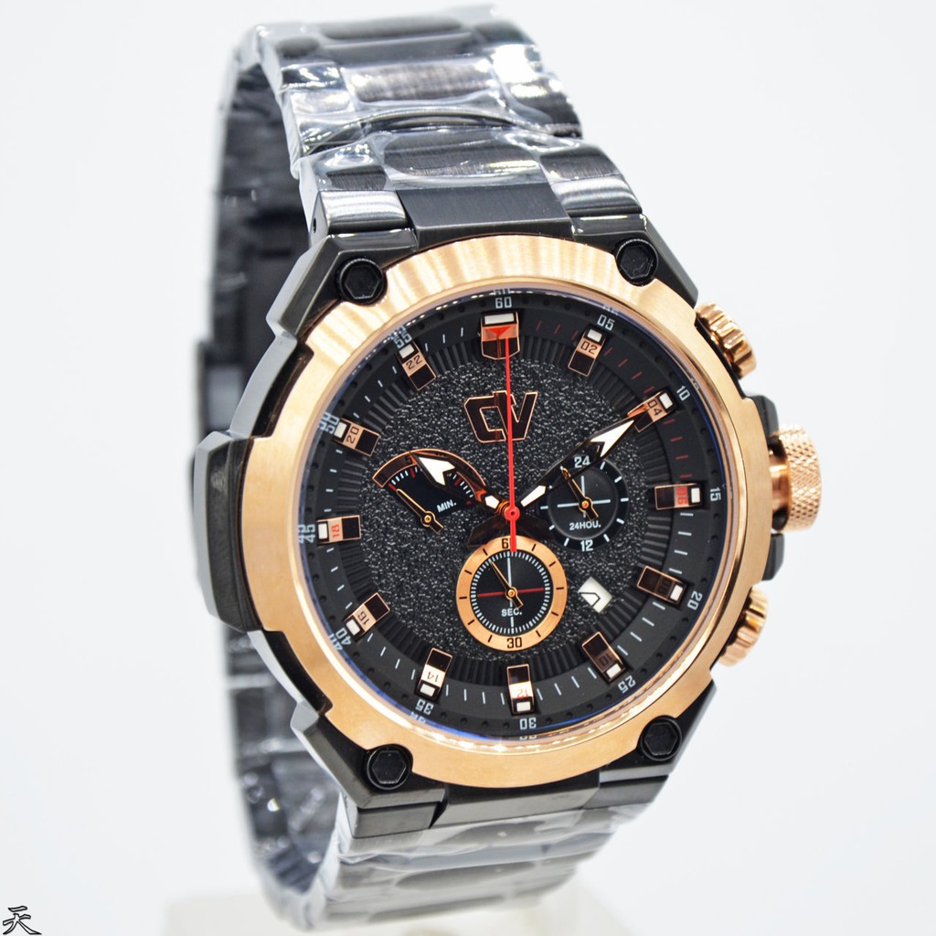 Jam Tangan Pria ORIGINAL Christ Verra C71170G -18 Black
